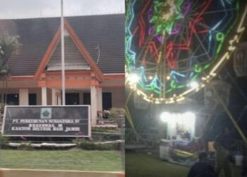 Lapangan Afdeling I Kebun Bah Jambi “Beralih Fungsi”, Dibuat Pasar Malam oleh Kaur