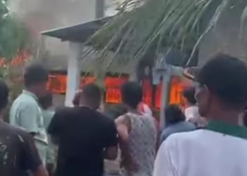 Prihatin Kebakaran di Baja Dolok, Politisi Muda Bonauli Berikan Bantuan