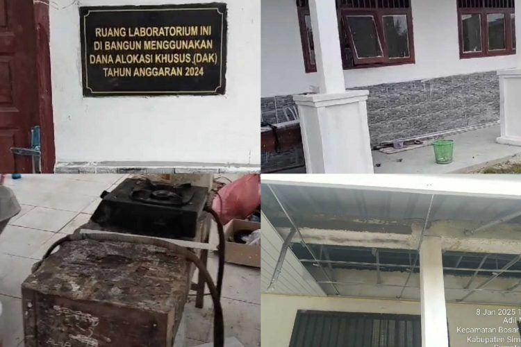 Pembangunan Lab dan Renovasi SDN di Simalungun Belum Rampung, “Dibayar 100℅”