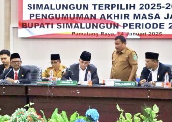 Pengumuman Cabup-Cawabup Terpilih, Tak Banyak Pejabat Pemkab Simalungun Hadir