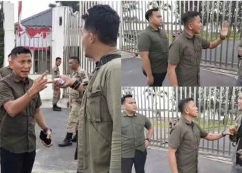 Berdebat Dengan Wartawan Hingga Saling Tunjuk, Sprint Ajudan Bupati Anton dari Kapolres