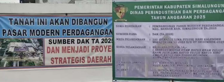 Rekanan Pembangunan Pasar Modern “si Mayan”? Pemasok Alat Berat Oknum Dewan Simalungun
