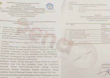 Pembangunan 1,7 M di SMPN 2 Hatonduhan, Uang Damai 200 Ribu/Bulan dari Kepsek ke Sugianto