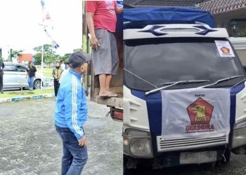 Bupati Anton dan Wabup Benny “Tak” Kompak, Berangkatkan Bantuan dari Tempat Berbeda