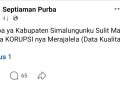 Postingan Mantan Camat pasca Dipindah: Kenapa ya Kabupaten Simalungun ku Sulit Maju, Karena KORUPSI nya Merajalela
