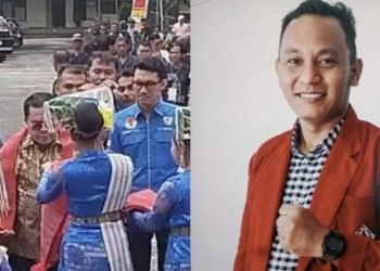 Penyematan Hiou oleh Penari ke Wali Kota Wesly di Musda KNPI, Merusak Tatanan Adat Simalungun