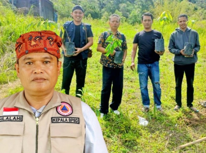 Lewat BPBD, Pemkab Simalungun Salurkan Ribuan Bibit Upaya Pelestarian Lingkungan
