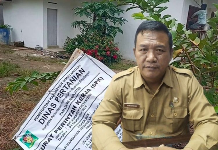 “Bar-Bar”, Rehab Gedung UPT Distan Simalungun Tanpa Konsultan