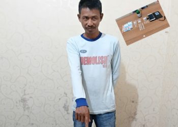 LIhat!! Tatapan dan Senyuman Pelaku Narkoba di Polsek Dobana