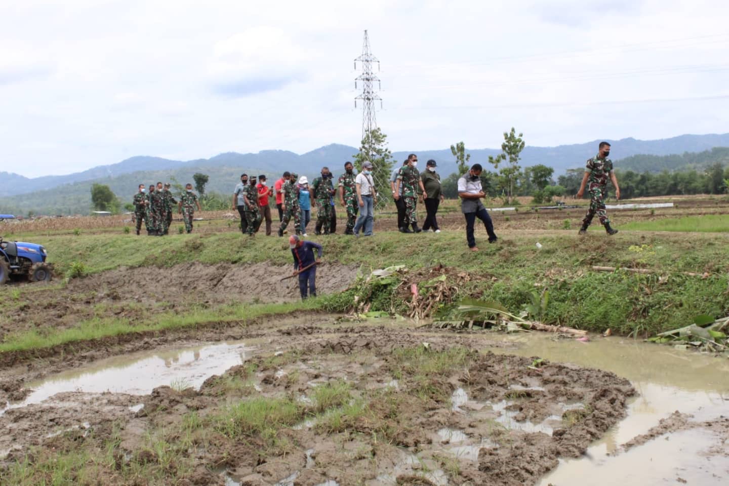 Lahan Pertanian di Desa Buluagung, Kecamatan Karangan, Trenggalek