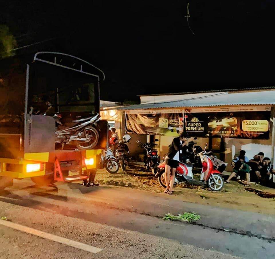 Resahkan Warga Trenggalek, Puluhan Motor Balap Liar Diboyong Polisi