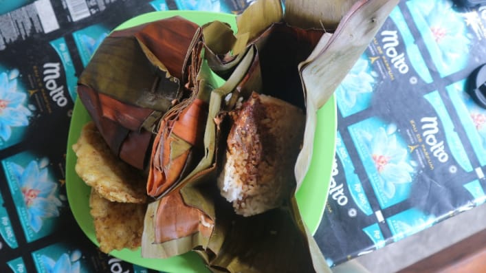 Isi Nasi Gegog, makanan khas Trenggalek