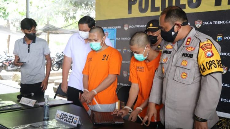 Tipu Warga Trenggalek hingga Rp. 10 juta, Pelaku Jual Beli Online Ditangkap Polisi