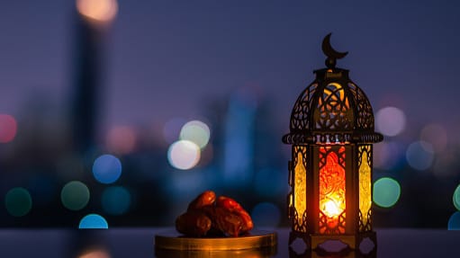 Ilustrasi suasana bulan suci Ramadhan