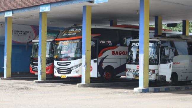 Pengguna Bus yang Meninggalkan Trenggalek Lebih Banyak Dibandingkan Jumlah Penumpang Mudik Lebaran