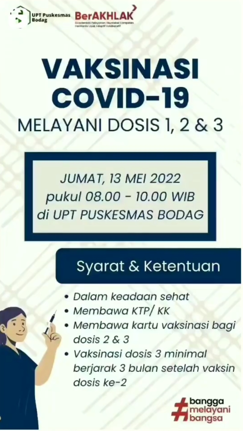 Jadwal Vaksin Covid-19 di Kecamatan Panggul