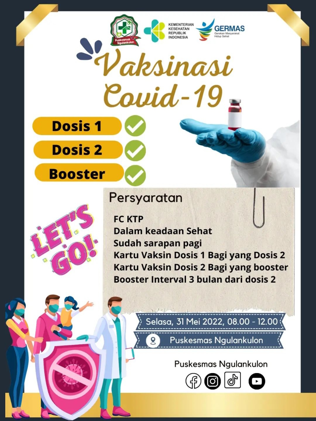 Jadwal vaksin Covid-19 di Kecamatan Pogalan