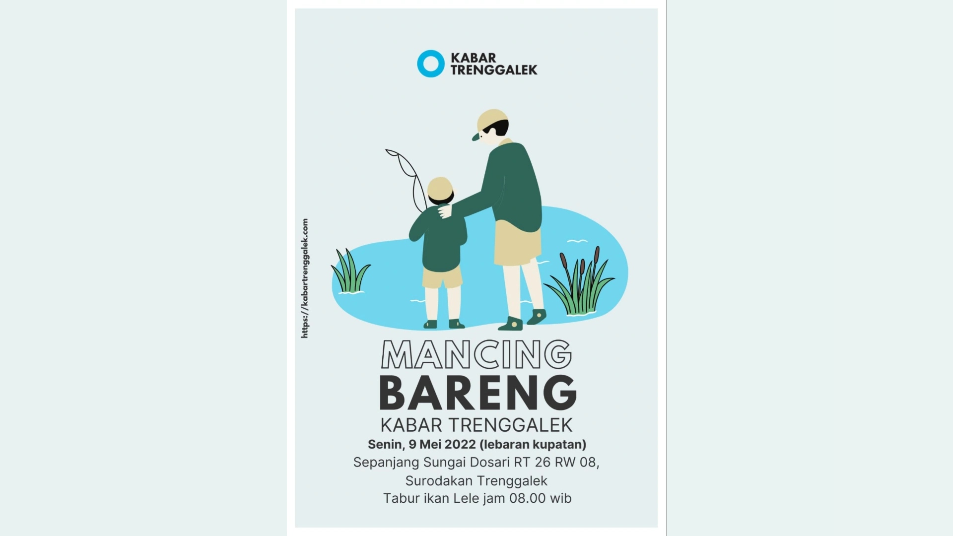 Kabar Trenggalek Gelar Mancing Bareng dalam Rangka Ulang Tahun ke 1