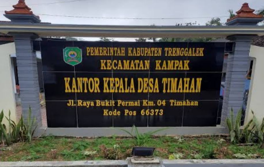 Kantor Kepala Desa Timahan, Kecamatan Kampak, Kabupaten Trenggalek