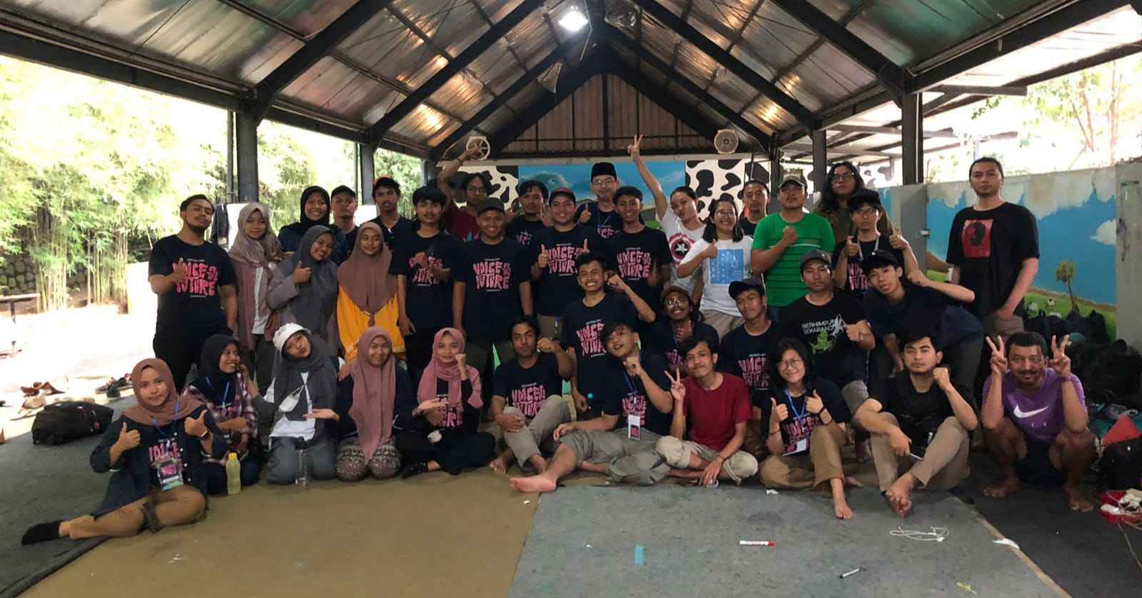 Aksi Pemuda Trenggalek bersama solidaritas pemuda se-Jawa