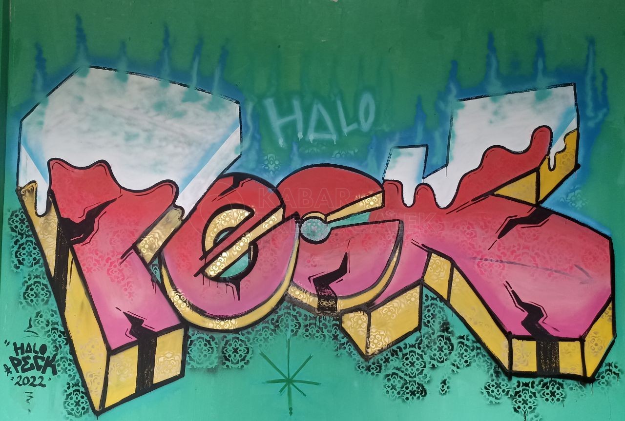 Grafiti karya HALO PECK