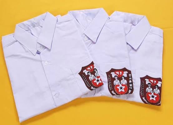 Ilustrasi baju sekolah dasar
