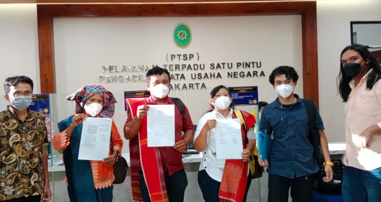 Warga Dairi bersama Tim Hukum ajukan Kontra Memori Kasasi ke PTUN Jakarta