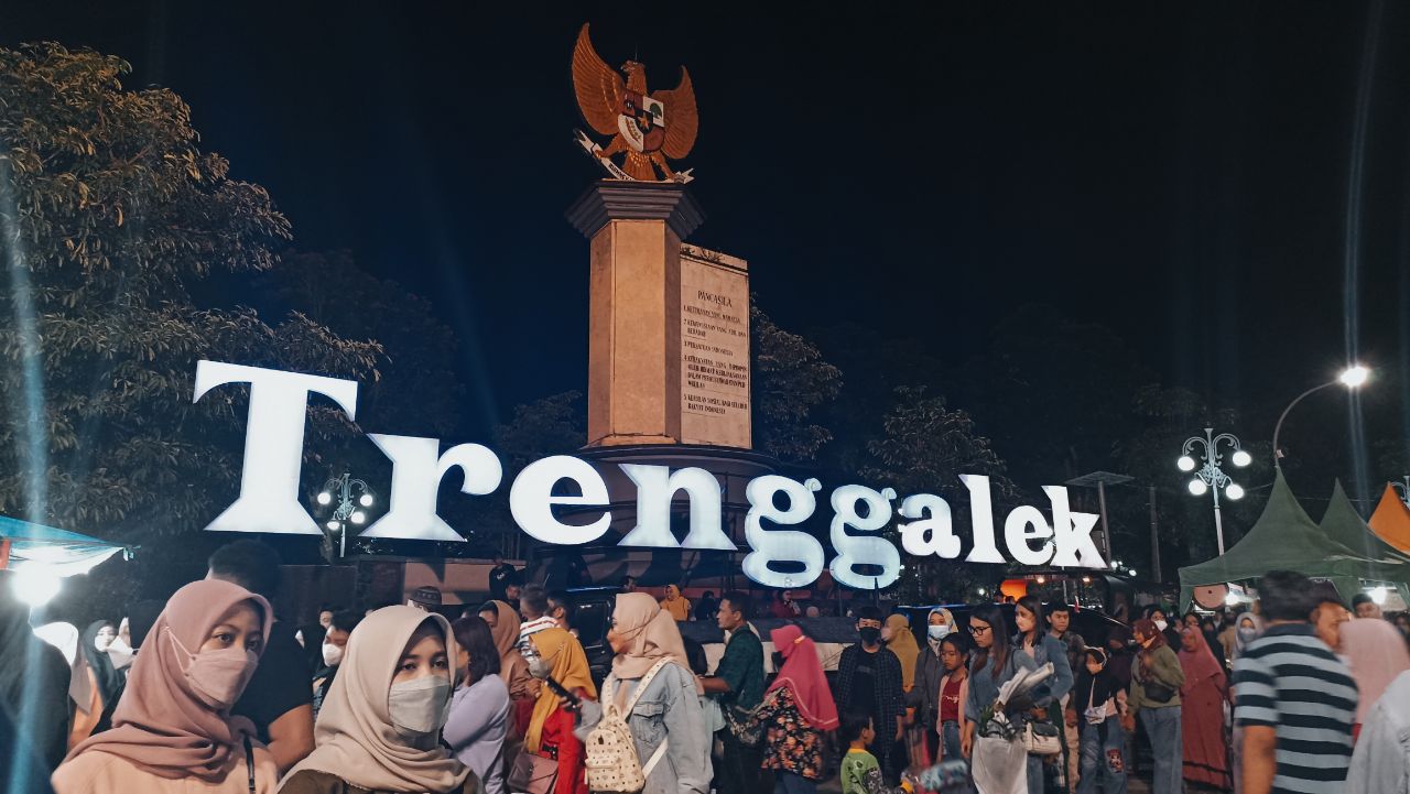 Suasana penerapan PPKM di Trenggalek