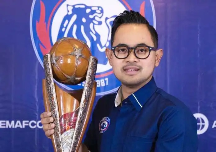 Gilang Widya Pramana, Presiden Arema FC/Foto: Instagram