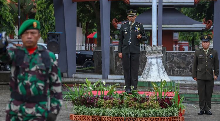 Peringatan HUT Ke-77 TNI di Trenggalek/Foto: Kominfo Trenggalek