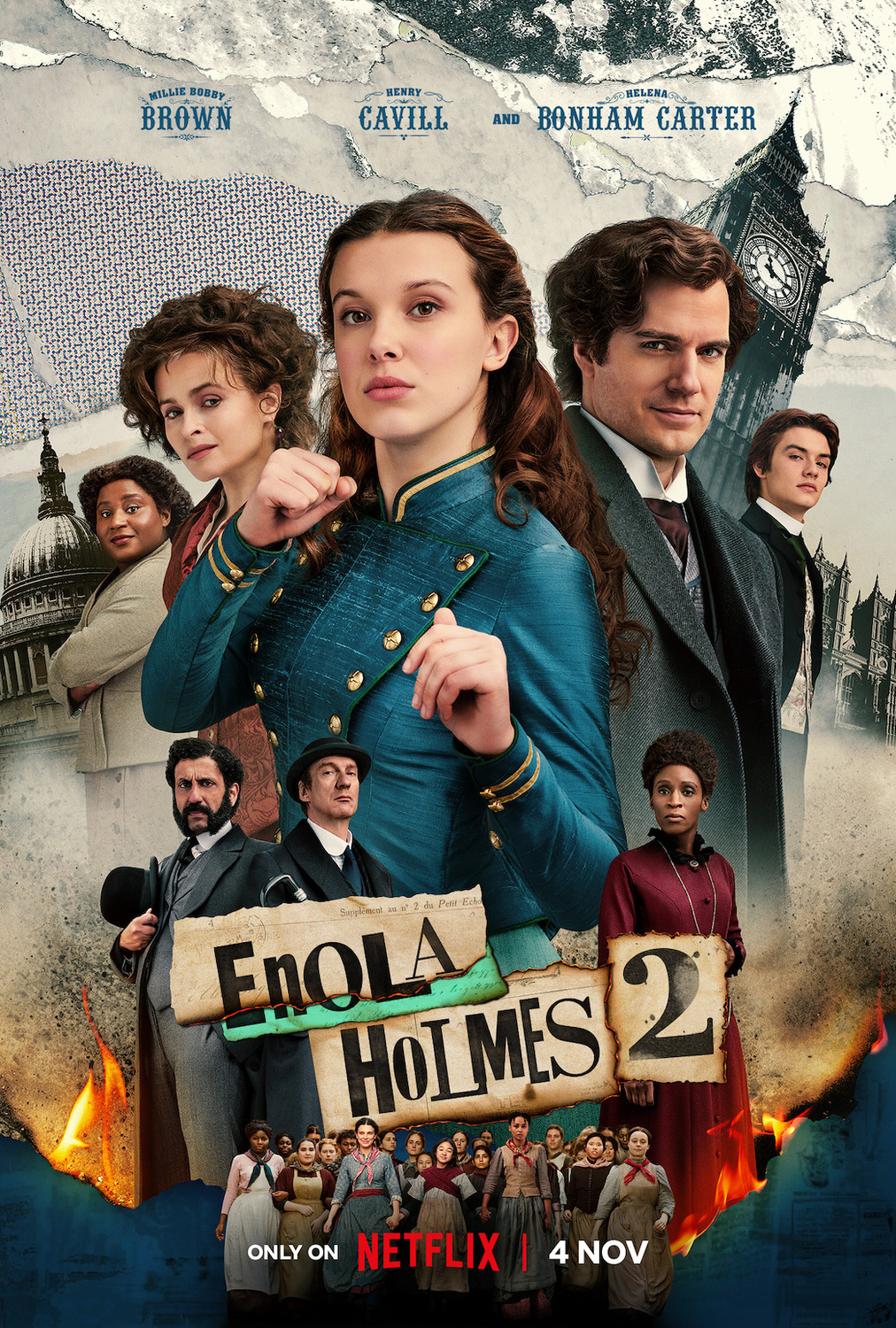 Poster film Enola Holmes 2 2022