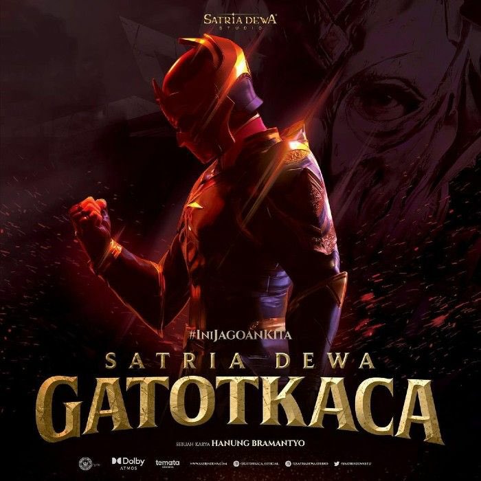 Poster film Satria Dewa Gatotkaca 2022