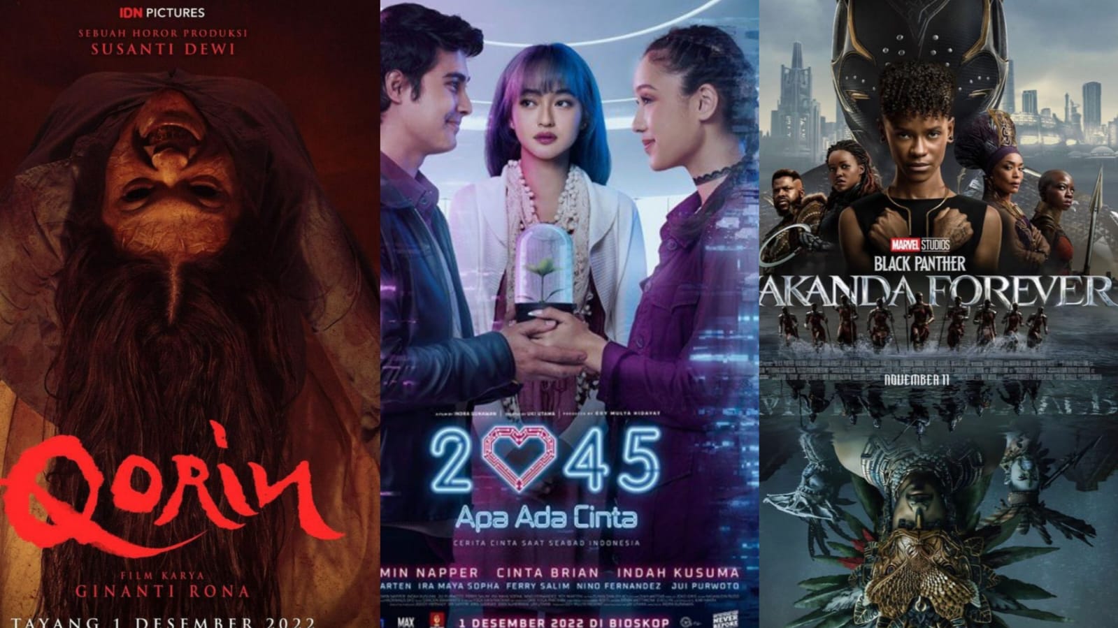 Jadwal Tayang Film di Bioskop Trenggalek, Dari Film Horor Qorin sampai Black Panter Wakanda Forever