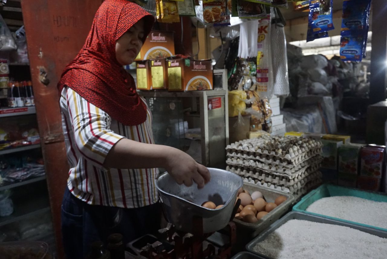 Pedagang ungkapkan harga beras dan telur di Trenggalek/Foto: Kabar Trenggalek