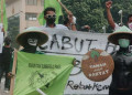 Aksi petani Pakel di Jakarta/Foto: @rukunpakel (Instagram)