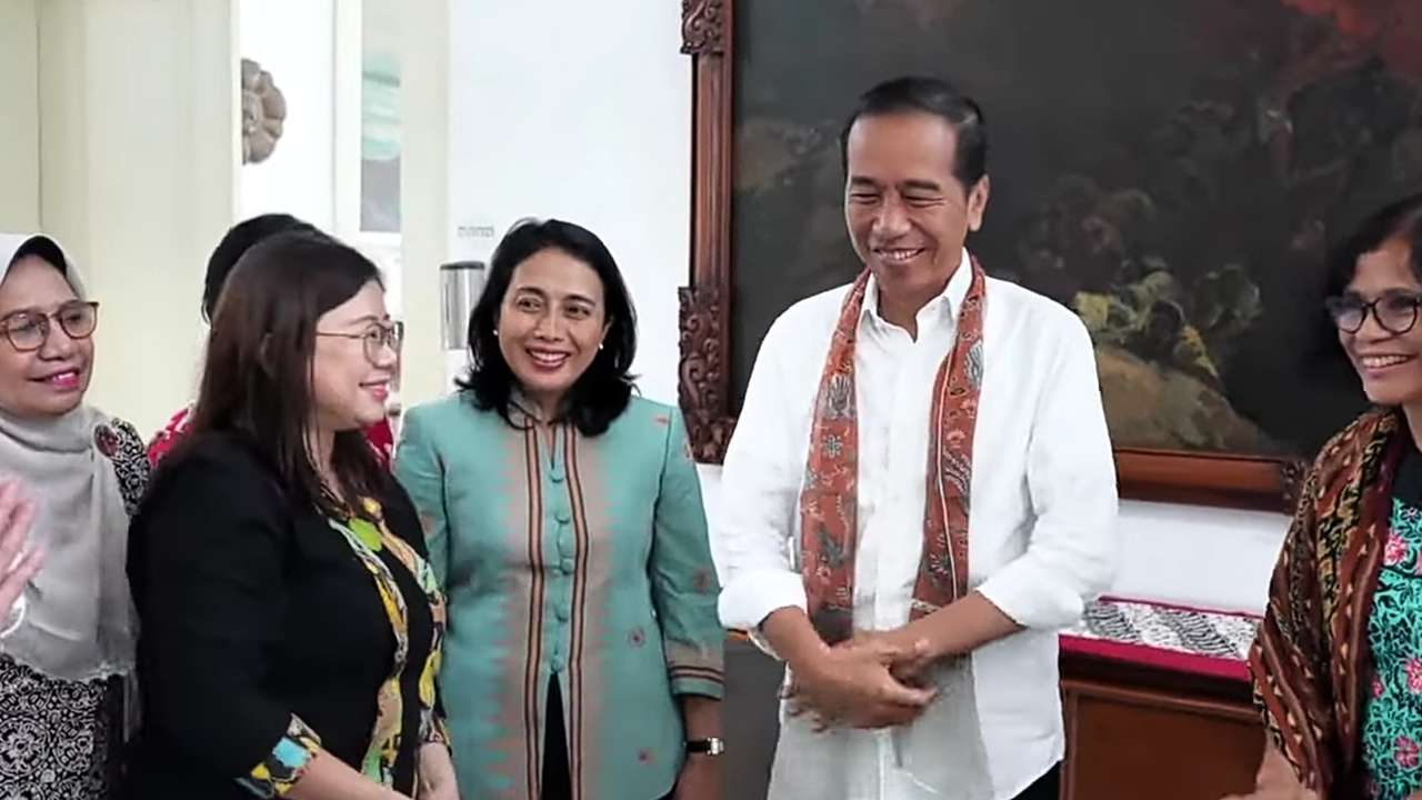 Presiden Jokowi terima 
audiensi bersama Komnas Perempuan/Foto: Setkab RI