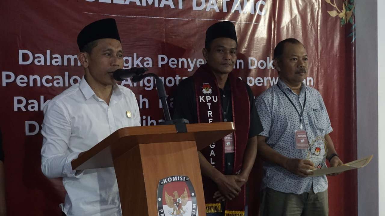 PKN Trenggalek ajukan caleg ke KPU/Foto: Raden Zamz (Kabar Trenggalek)