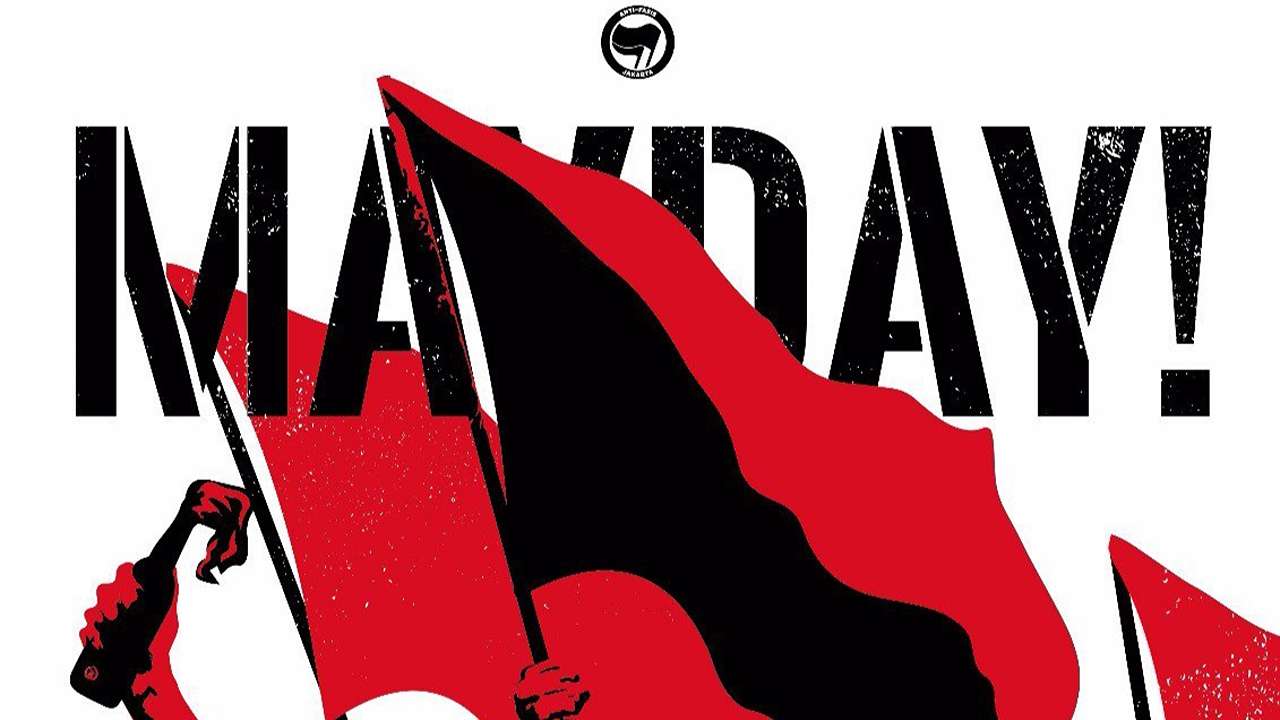 kumpulan poster aksi hari buruh internasional 2023 download