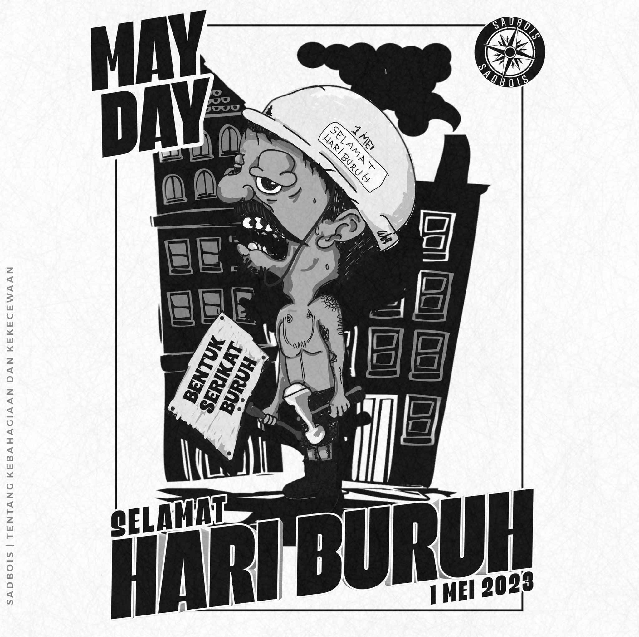 kumpulan poster aksi hari buruh internasional 2023 download4