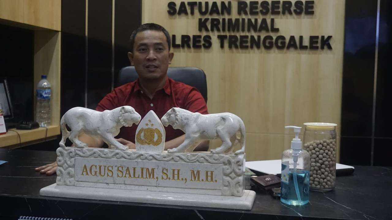 Iptu Agus Salim, Kasat Reskrim Polres Trenggalek/Foto: Raden Zamz (Kabar Trenggalek)