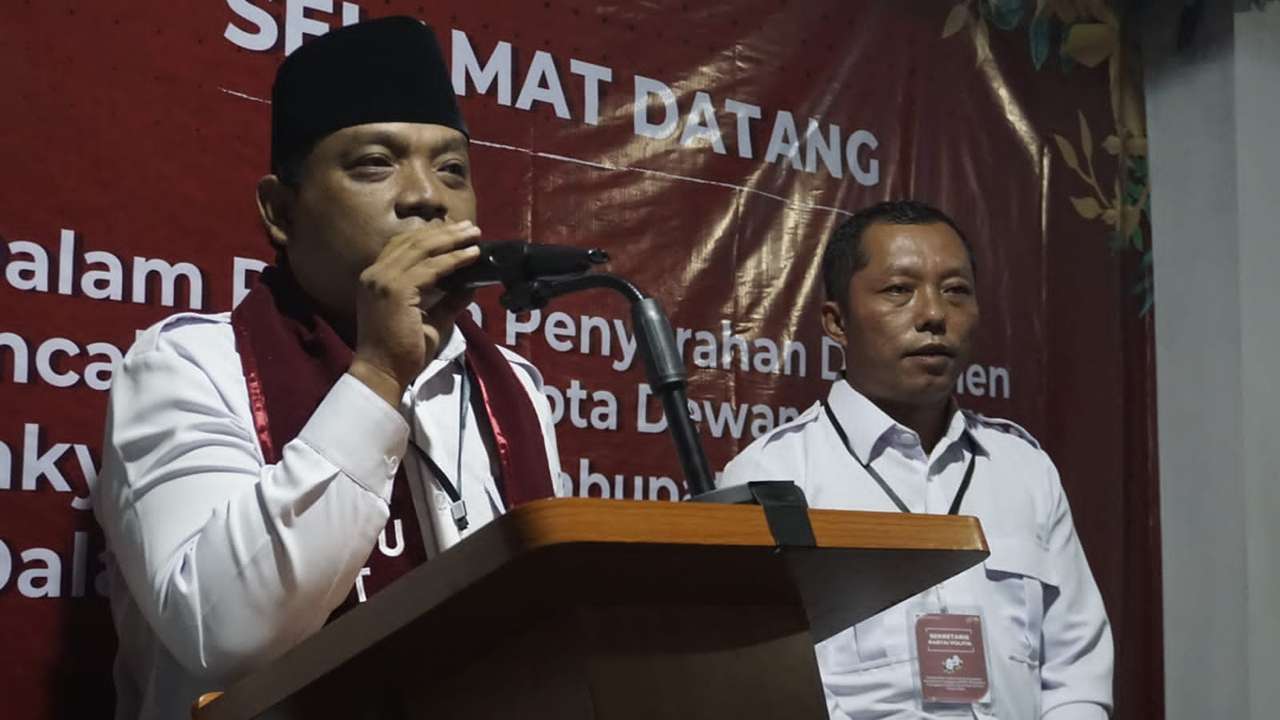 Partai Gerindra Trenggalek ajukan caleg ke KPU/Foto: Raden Zamz (Kabar Trenggalek)