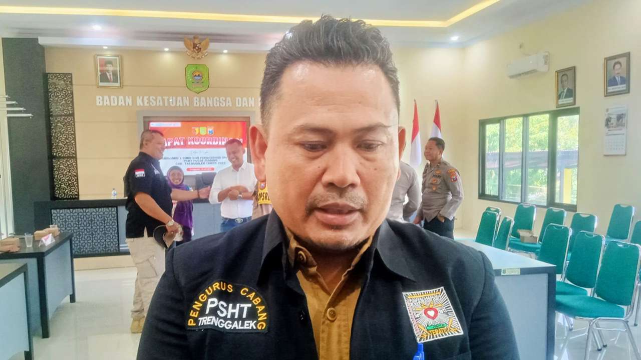 Wijiono, Ketua PC PSHT Trenggalek/Foto: Raden Zamz (Kabar Trenggalek)
