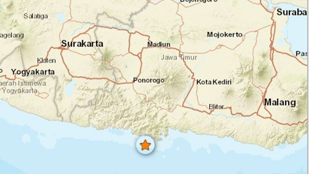 Infografis. Gempa hari ini di Trenggalek/Foto: BMKG