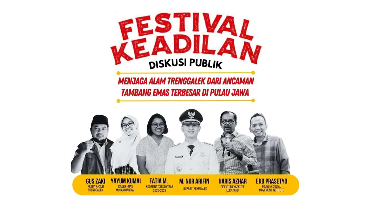 Poster Festival Keadilan Trenggalek/Foto: @rakyattrenggalek (Instagram)