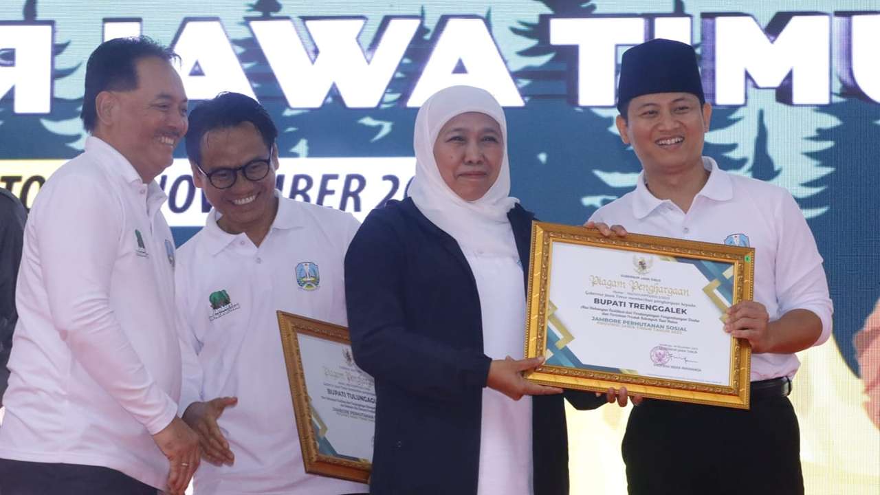Trenggalek membawa 3 penghargaan dari Provinsi Jawa Timur/Foto: Dok. Kominfo for kabar trenggalek
