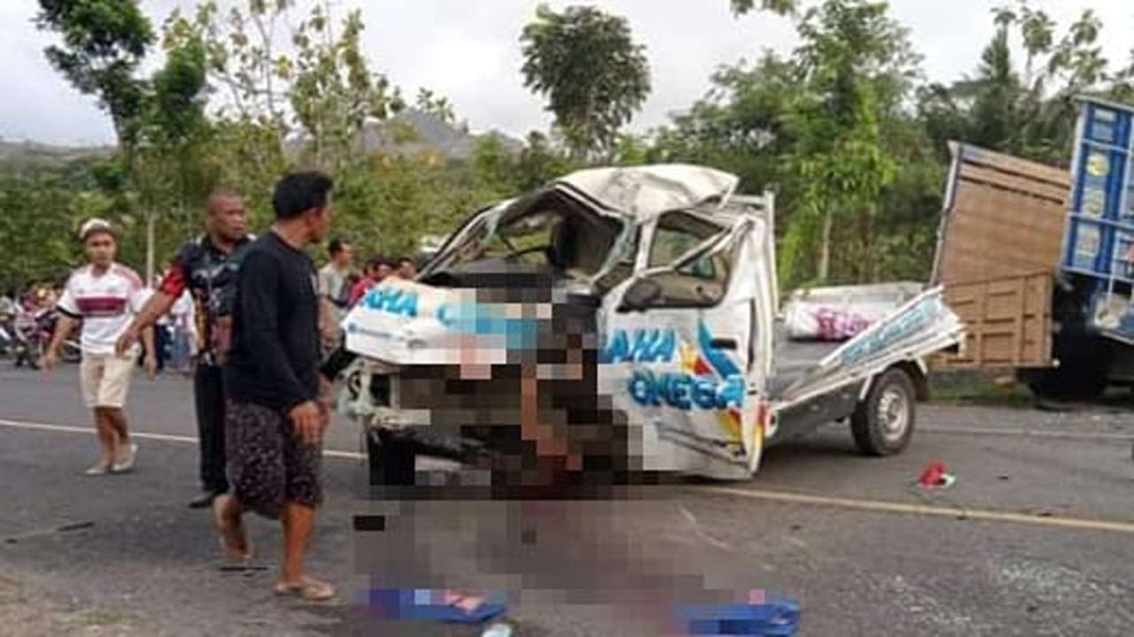 Kecelakaan maut JLS Tulungagung/Foto: Dok. Istimewa