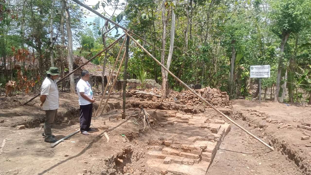 Ekskavasi situs gondang di Kecamatan Tugu, Kabupaten Trenggalek/Foto: Raden Zamz (Kabar Trenggalek)
