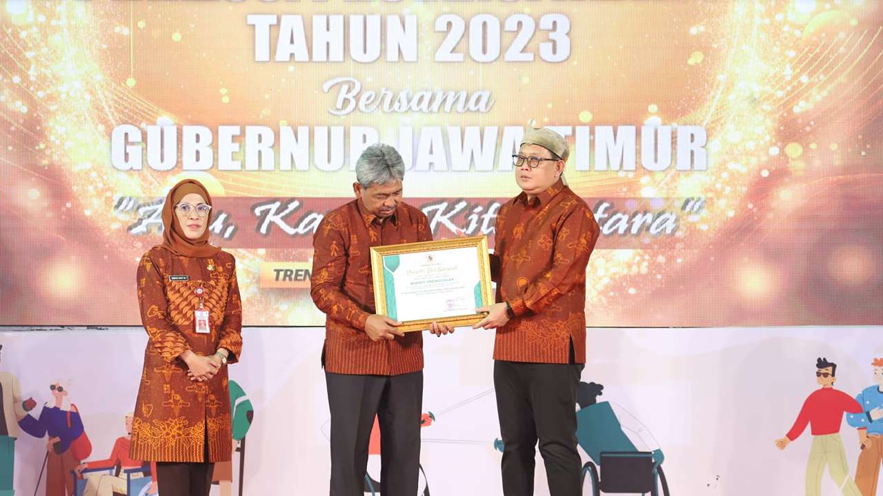 Penghargaan Kabupaten Inklusi 2023/Foto: Dokpim For Kabar Trenggalek