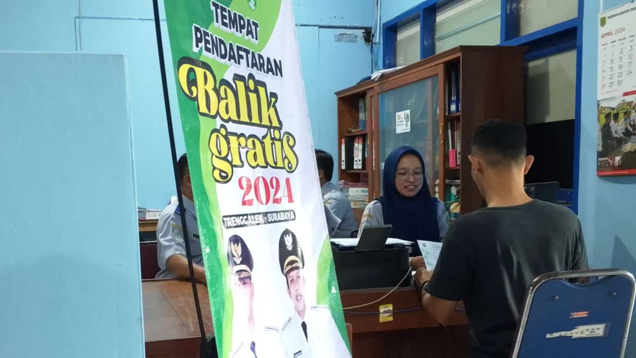 Seputar Mudik 2024, Ratusan Kursi Balik Gratis di Trenggalek Masih Kosong