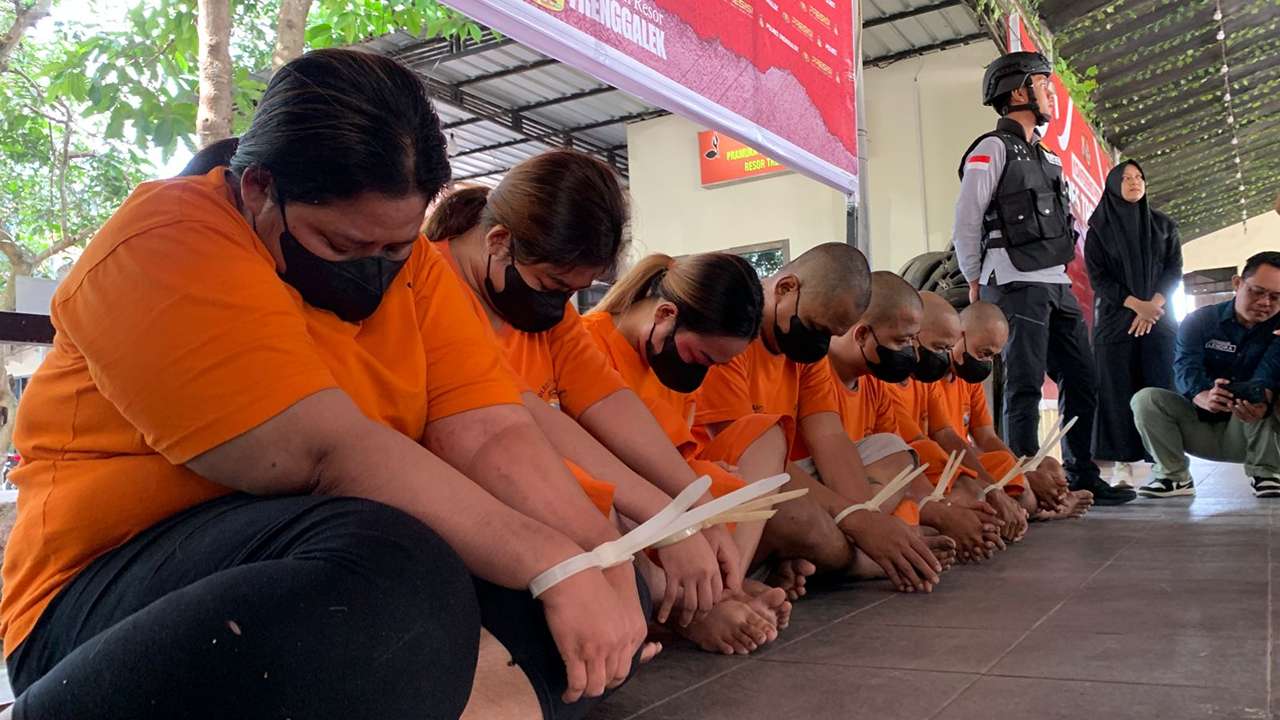 Komplotan Keluarga Maling Toko Emas Trenggalek, Total Rugi 30 Juta